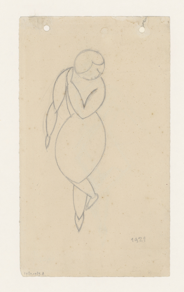 Danseres (uit oud schetsboek)