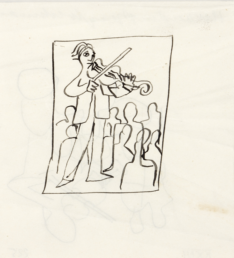 Violist met publiek (SC-656/R)
