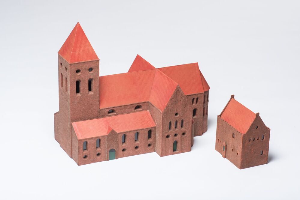Maquette Martinikerk en prefectenhuis