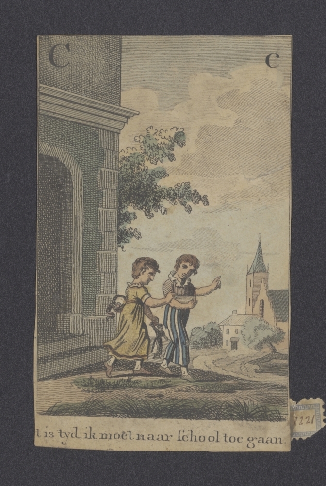 Gekleurde schoolprentjes