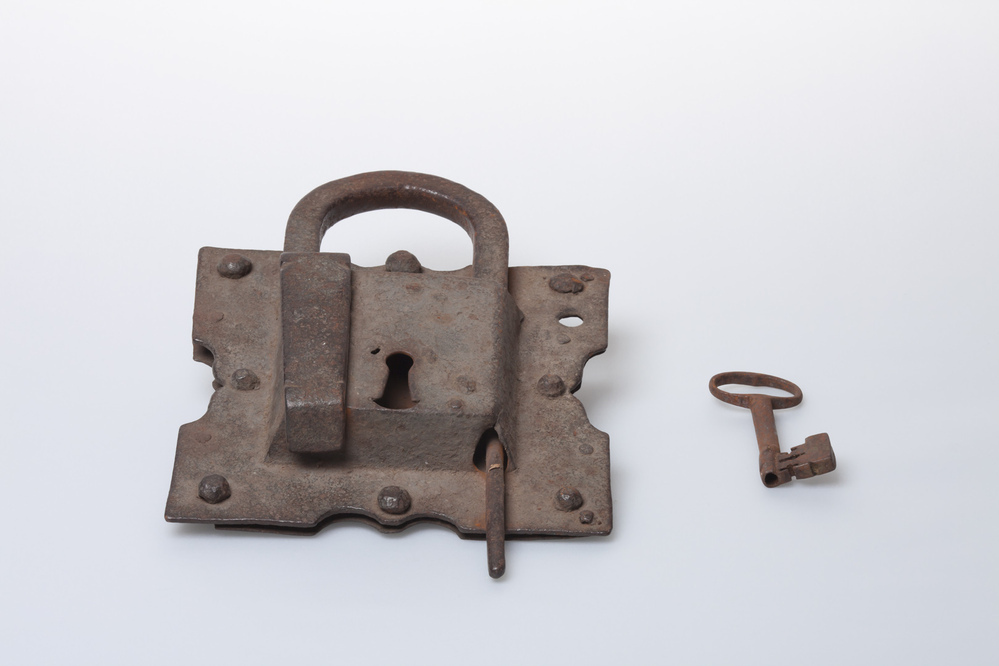 Hangslot met sleutel