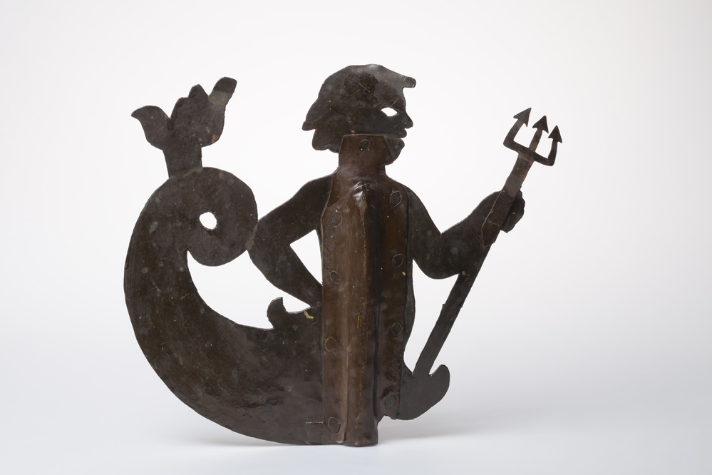 Koperen windvaan, voorstellende Triton, Borg Dijksterhuis