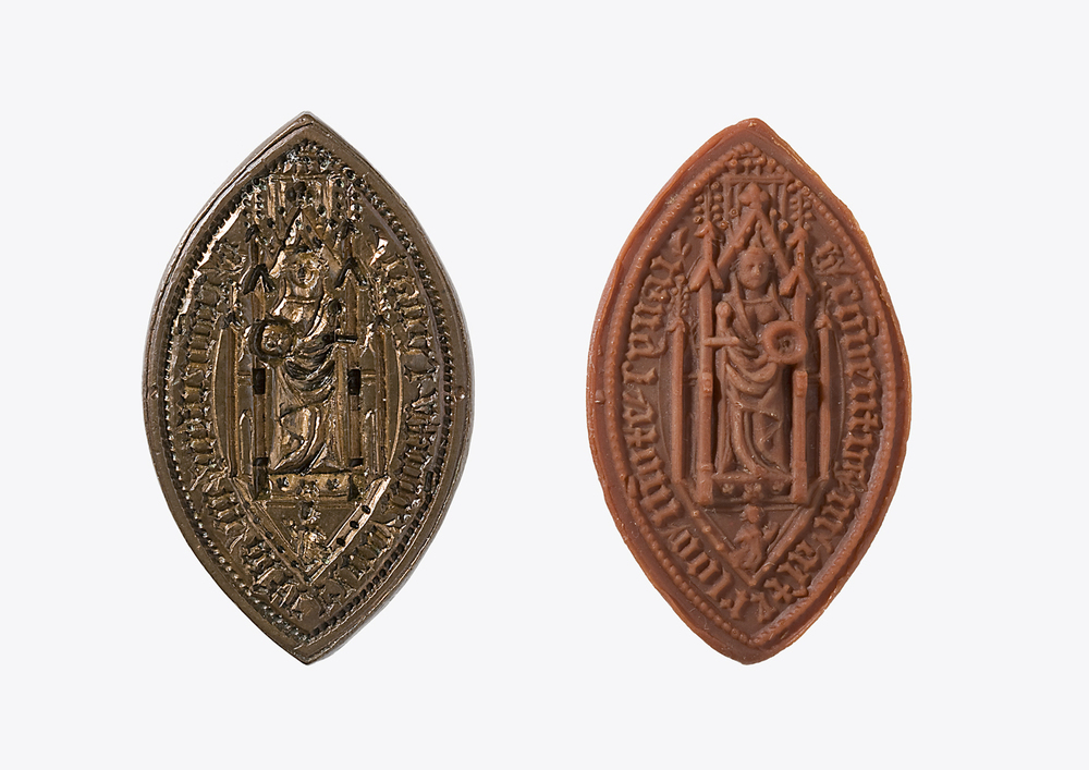 Zegelstempel van het klooster Heiligerlee