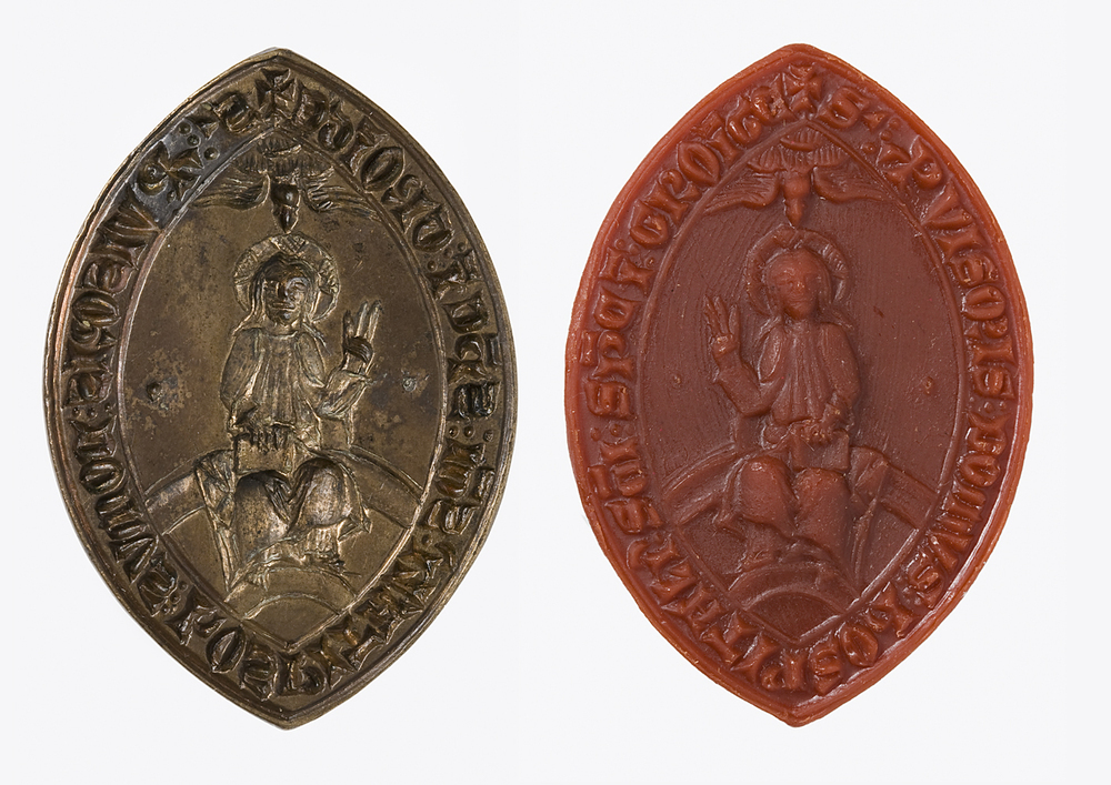 Zegelstempel Heilige Geestgasthuis te Groningen