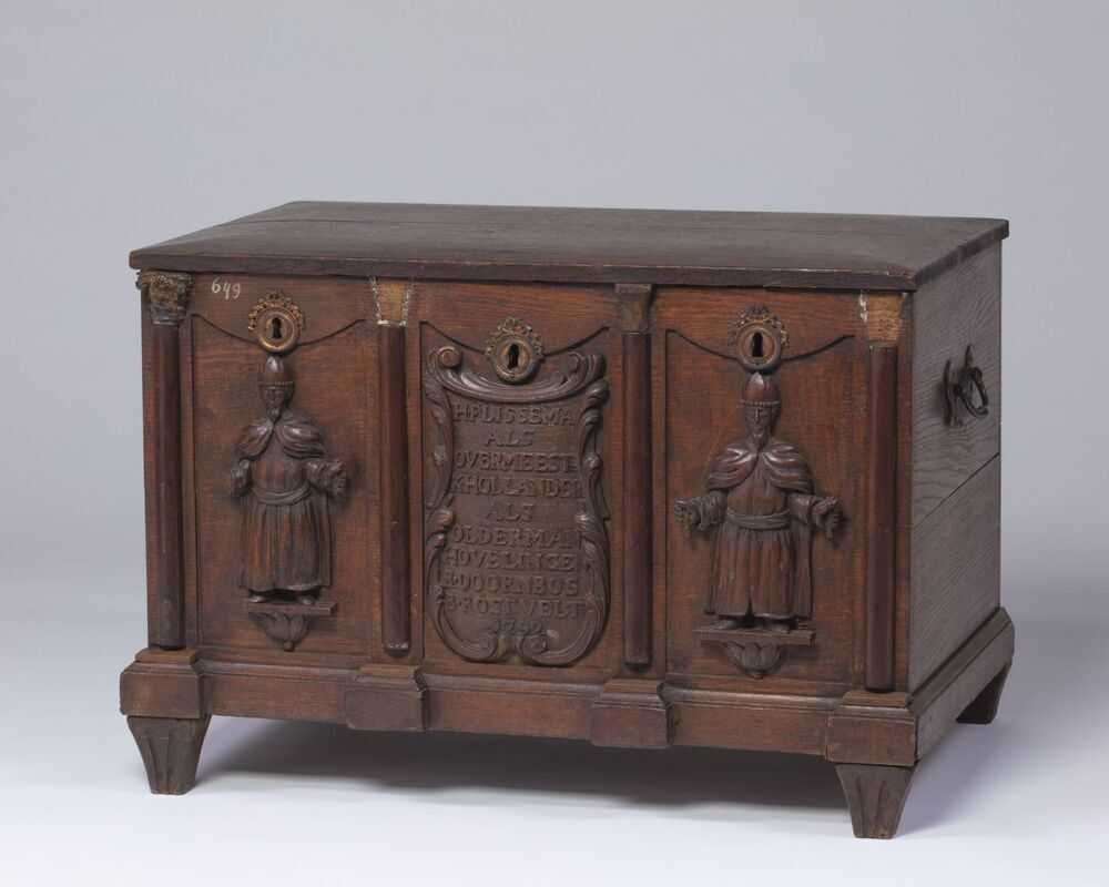 Gildekist van de schoenmakers in Groningen