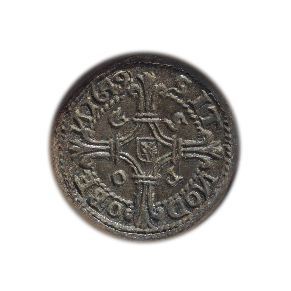 Muntstempel halve stuiver Brabants, Gemeente Groningen, 1649