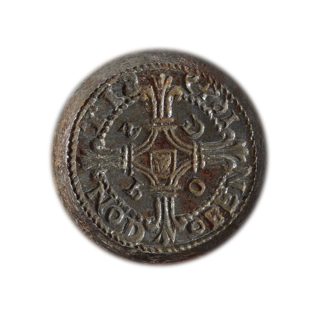 Muntstempel halve stuiver Brabants, Gemeente Groningen, 1649