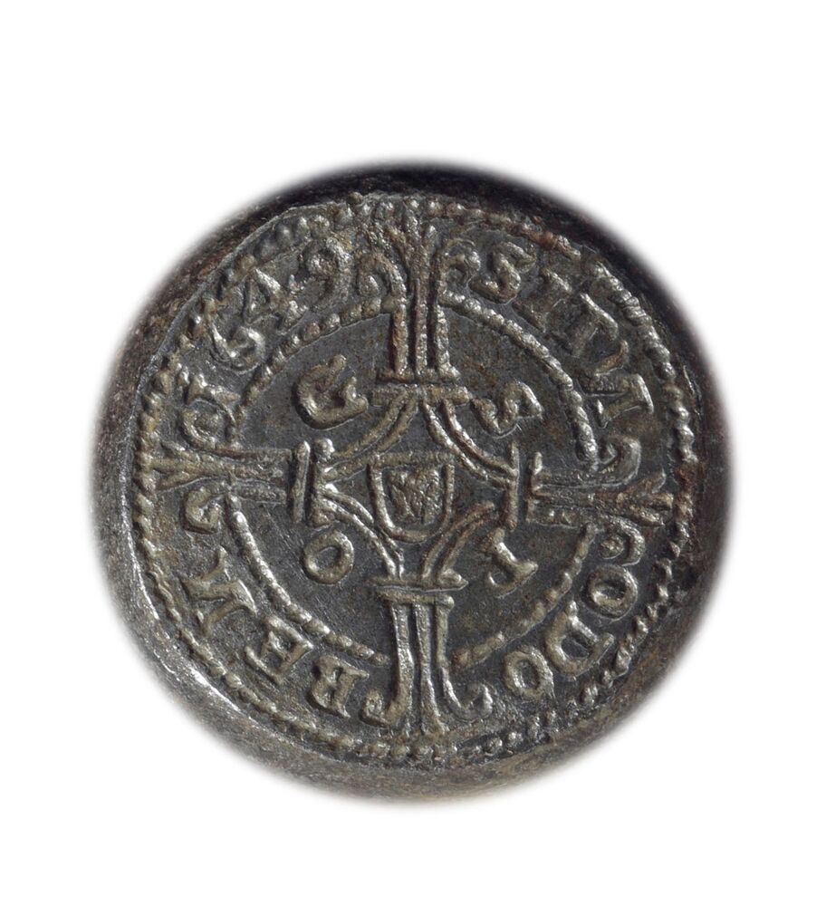 Muntstempel halve stuiver Brabants, Gemeente Groningen, 1649