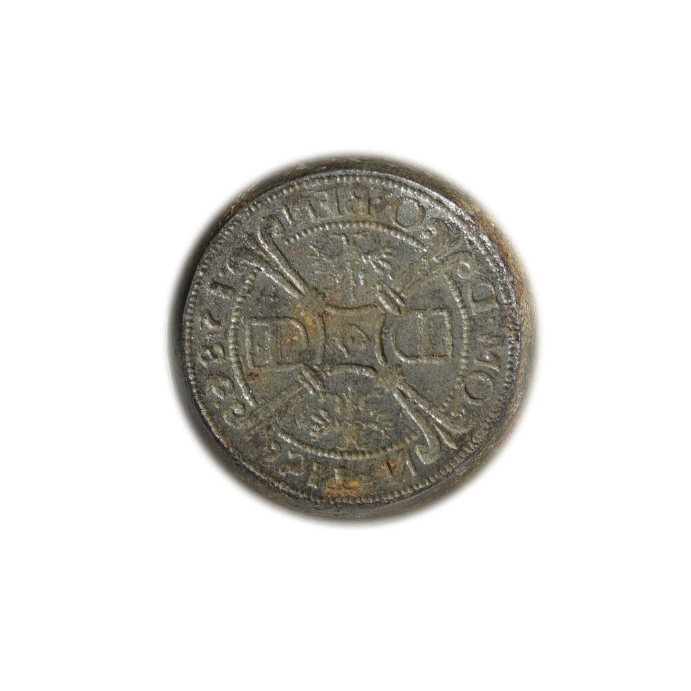 Muntstempel halve vlieger, Gemeente Groningen, 1586