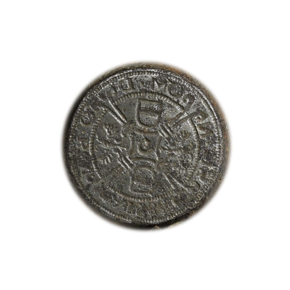 Muntstempel halve vlieger, Gemeente Groningen, 1583