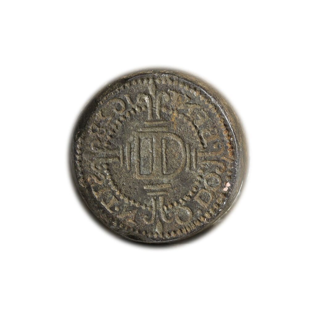 Muntstempel dubbele plak, Gemeente Groningen, 1628