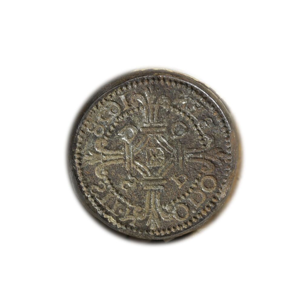 Muntstempel halve stuiver Brabants, Gemeente Groningen, 1628