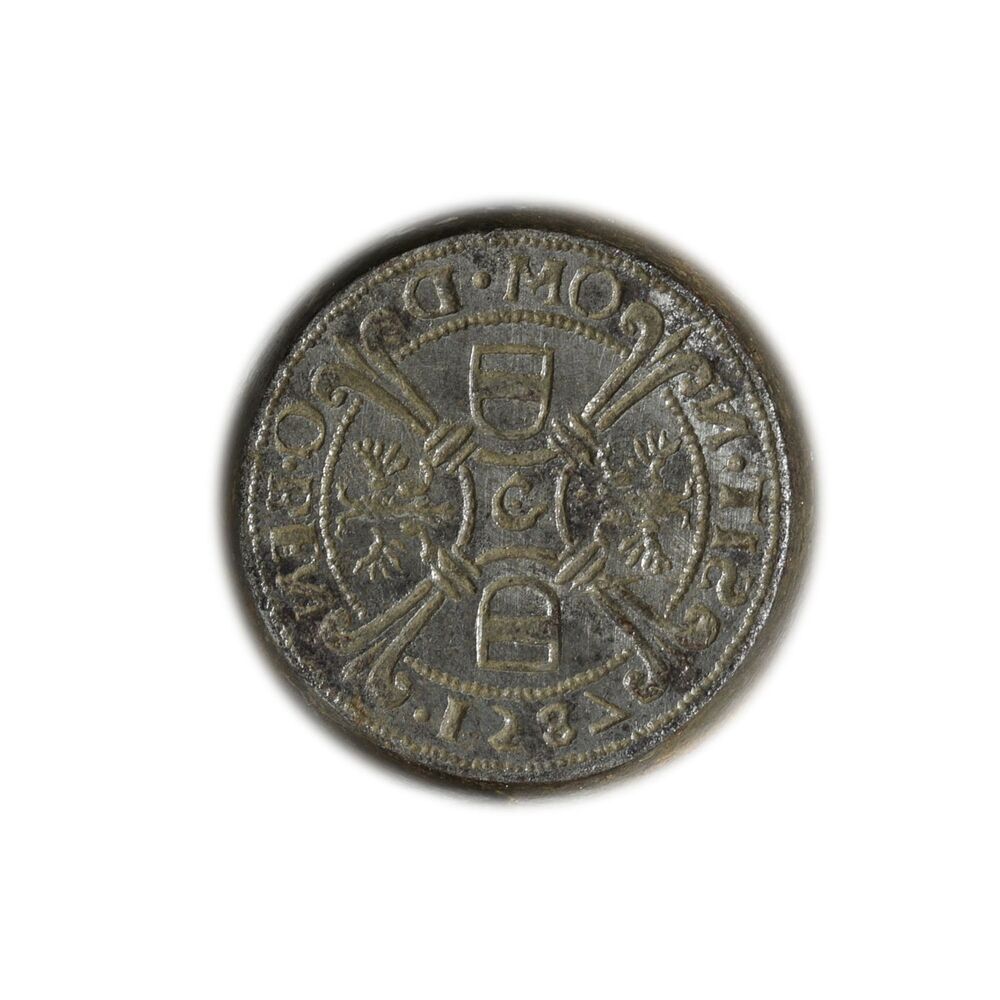 Muntstempel halve vlieger, Gemeente Groningen, 1587