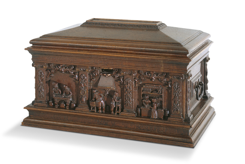 Gildekist van het bakkersgilde te Groningen