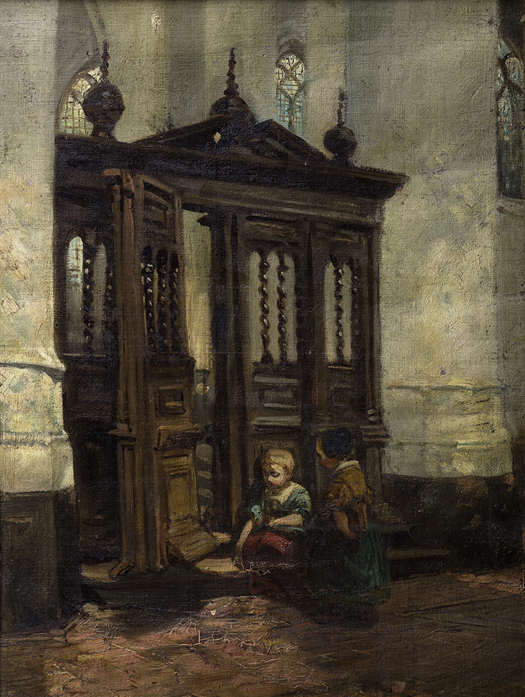 Koorhek in de Martinikerk te Groningen