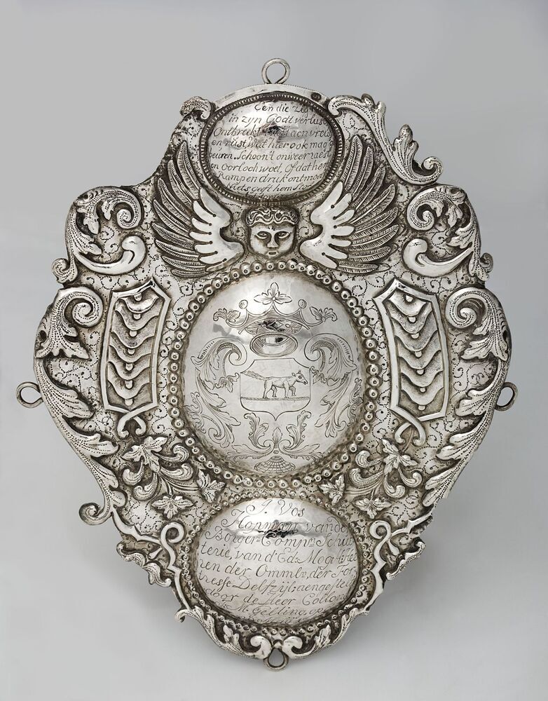 Borstschild van de schutterij Delfzijl