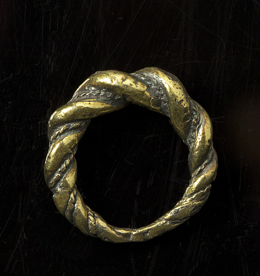 Verguld zilveren ring Solwerd