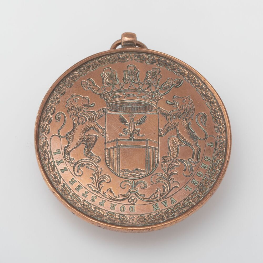 Draagpenning Waarman Dorpsterzijlvest, 19e eeuw