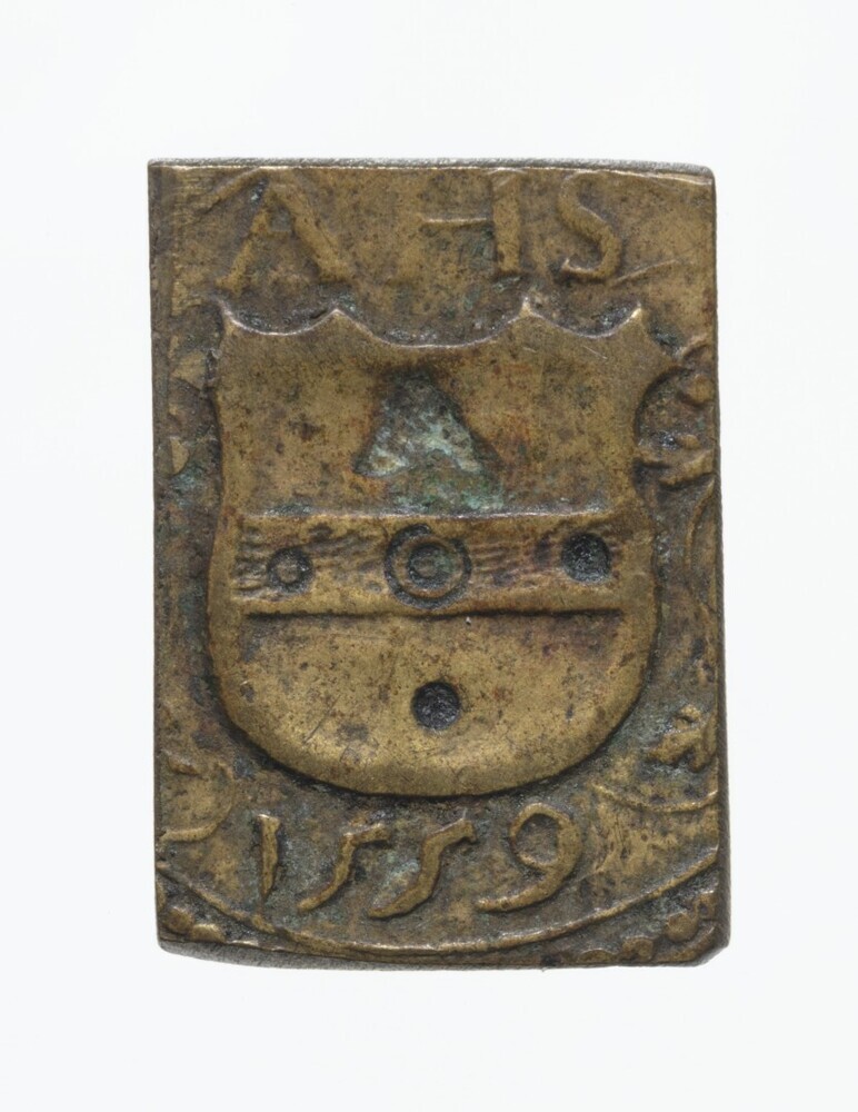 Brood- en boterloodje  Armhuiszittend-convent, Groningen