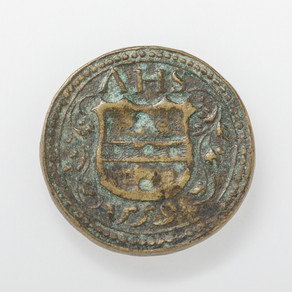 Brood- en boterloodje Armen Huiszitten Convent 1559, stad Groningen