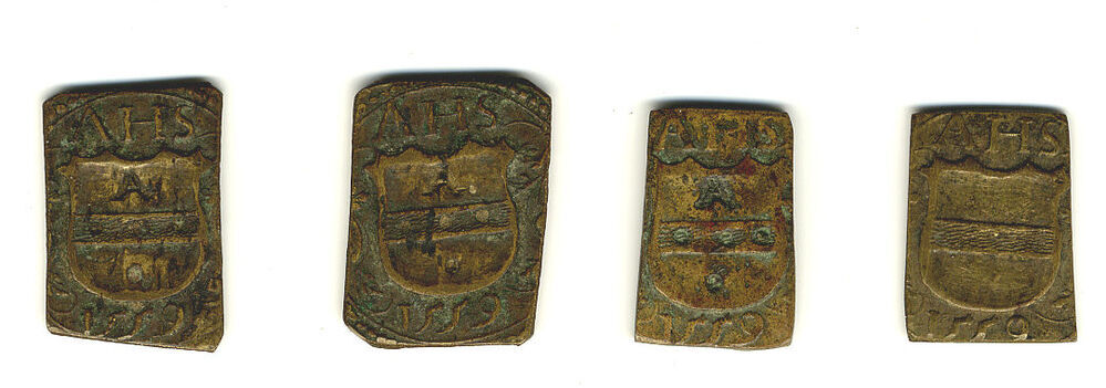 Brood- en boterloodjes Armhuiszittend Convent, Groningen