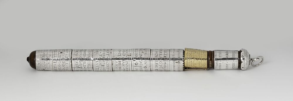 Gildestaf van de schuitemakersgilde in Groningen