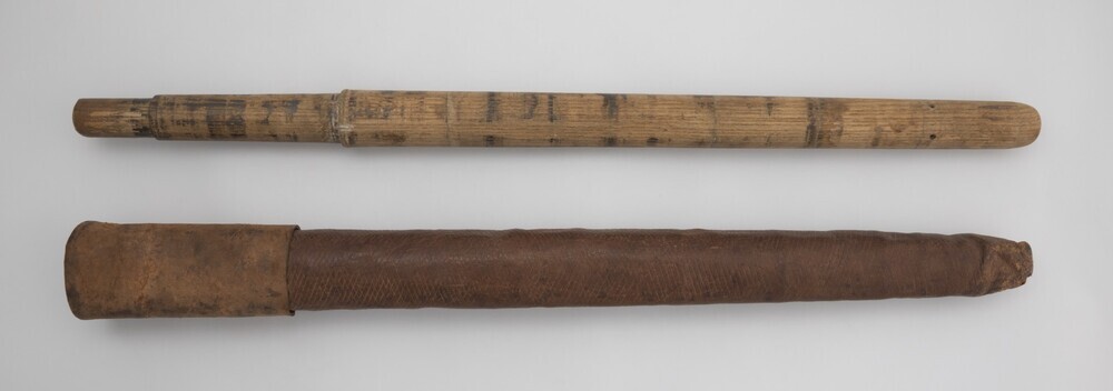 Gildestaf van het kramersgilde in Groningen