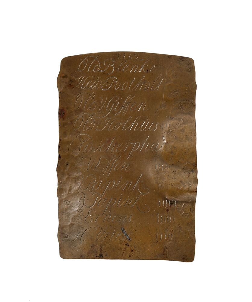 Plaat van Raadsgilde van Goud- en Zilversmeden