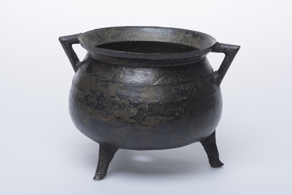 bronzen kookpot