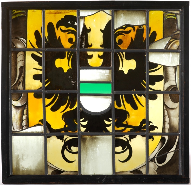 glas-in-lood ramen Akerk