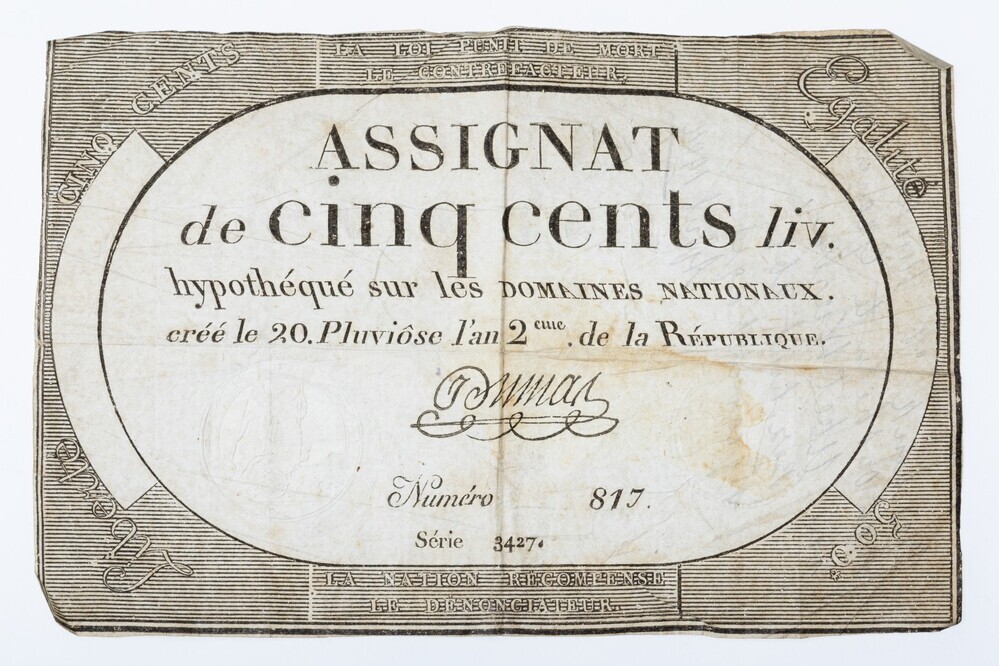 Assignaat van 500 livres