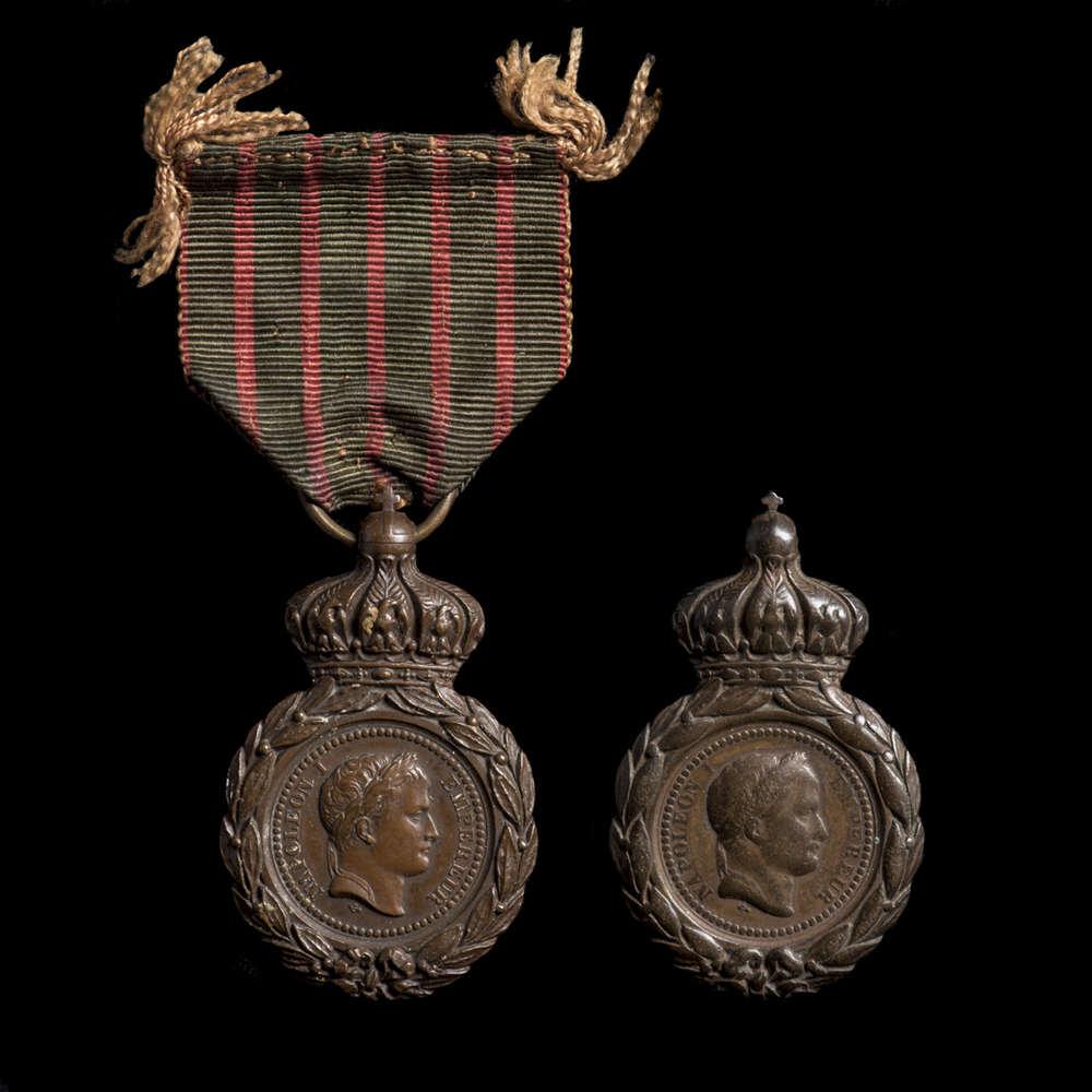 Twee St.Helena-medailles