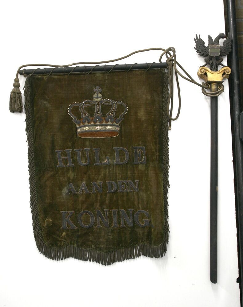 Vaandel Hulde aan de koning