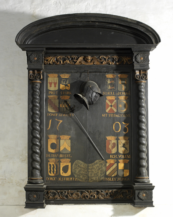 Rouwbord Bernard Johan van Prott