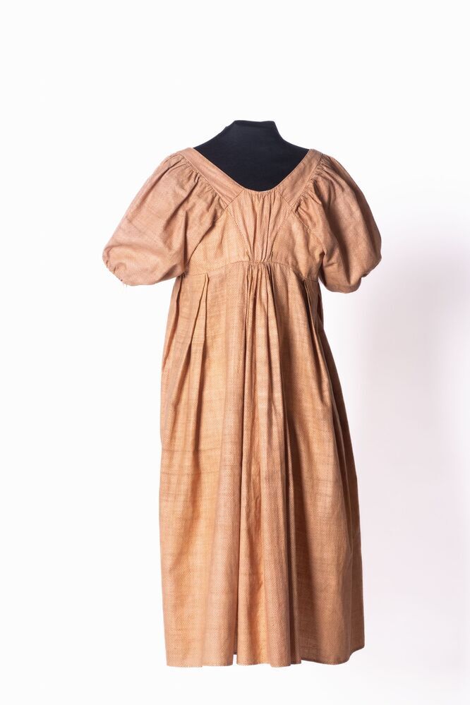 Een schootlijf / jak van bedrukt katoen