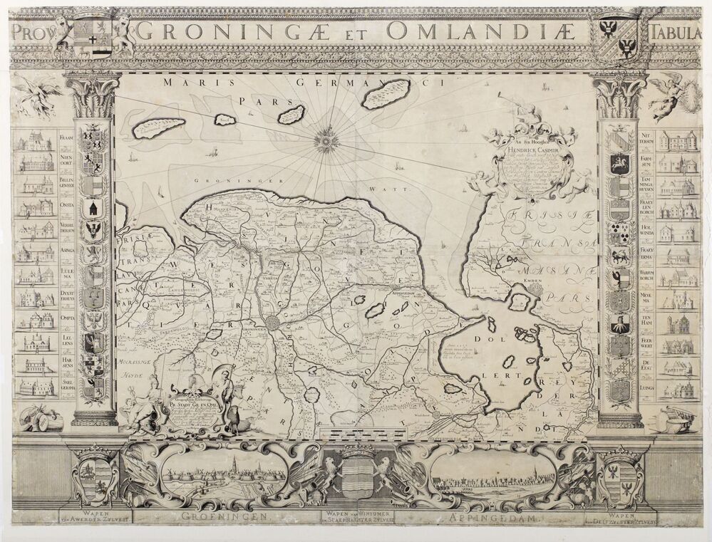 Prov: Groningae et Omlandiae tabula