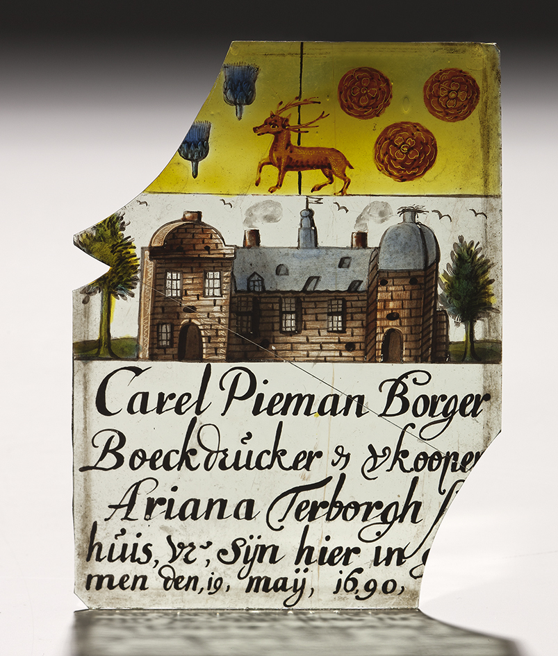 gebrandschilderd glasruit Carel Pieman, Ariana Terborch