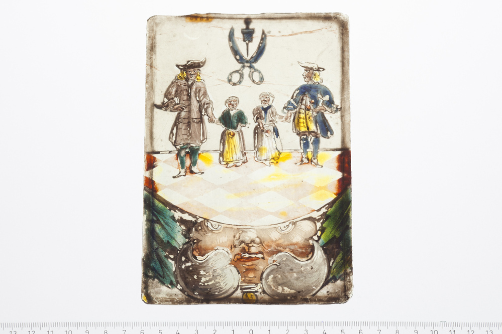 Gebrandschilderde glasruit