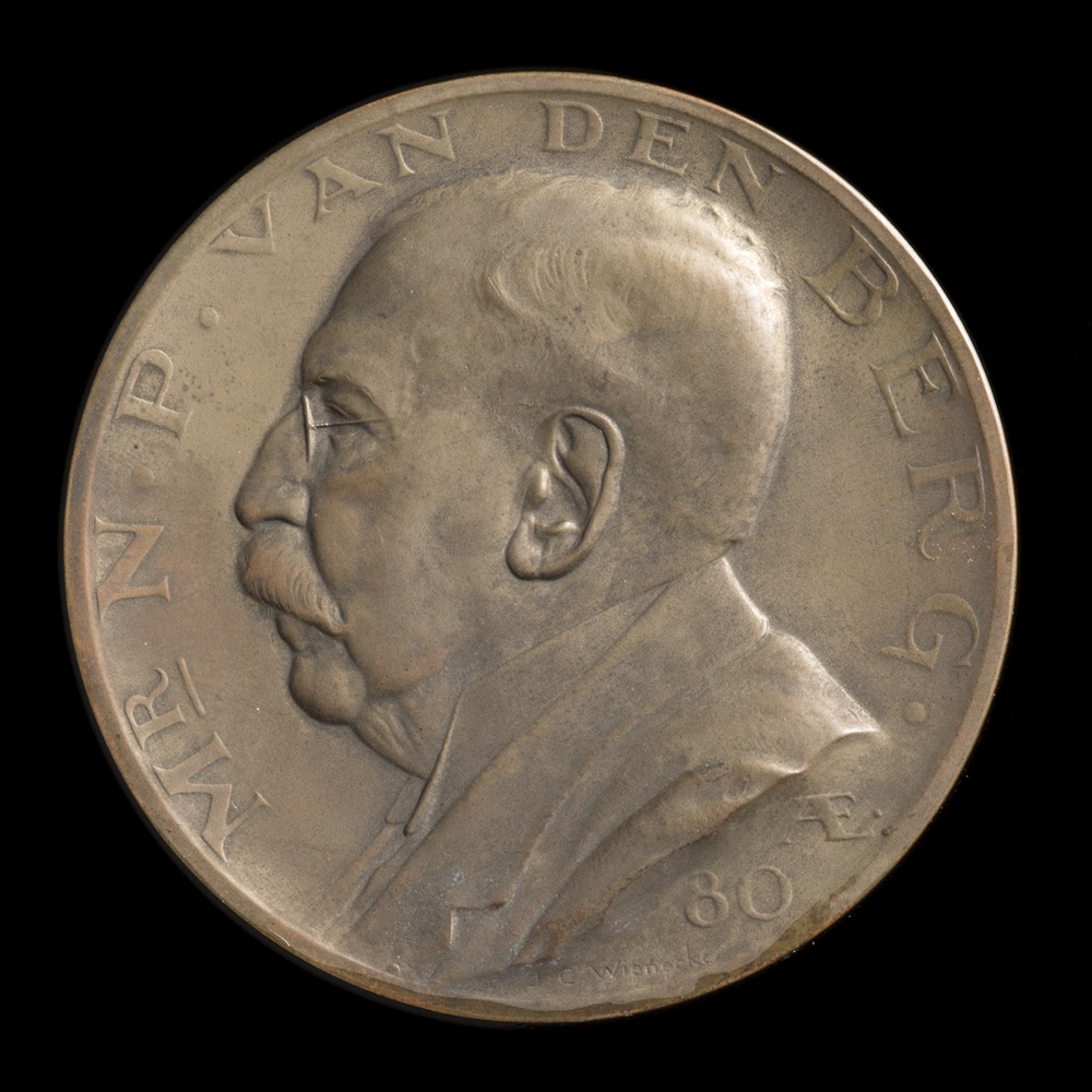 Penning ter eere van Mr. N. P. van der Berg, bij zijn aftreding als president van de Nederlandse Bank.