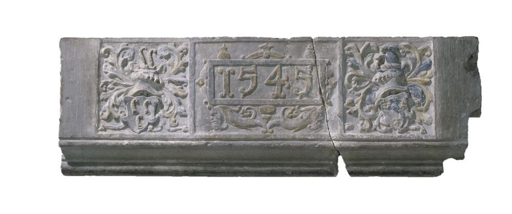 Schouwlatei van het hoekpand Oosterstraat - Kattendiep