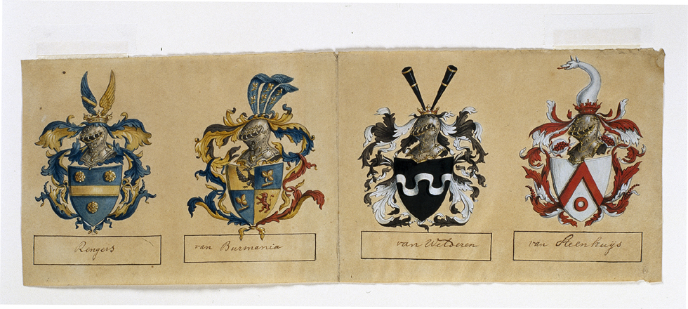 Rengers, Van Burmania, Van Welderen, Van Steenhuijs