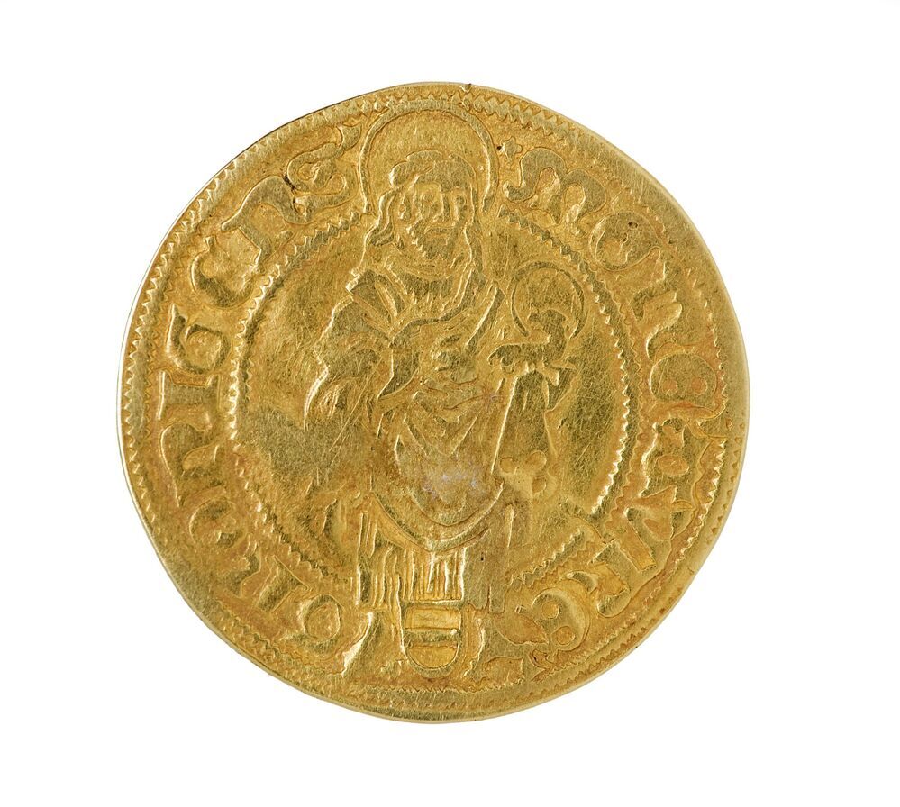 St. Jans of goudgulden, ca 1495, stad Groningen