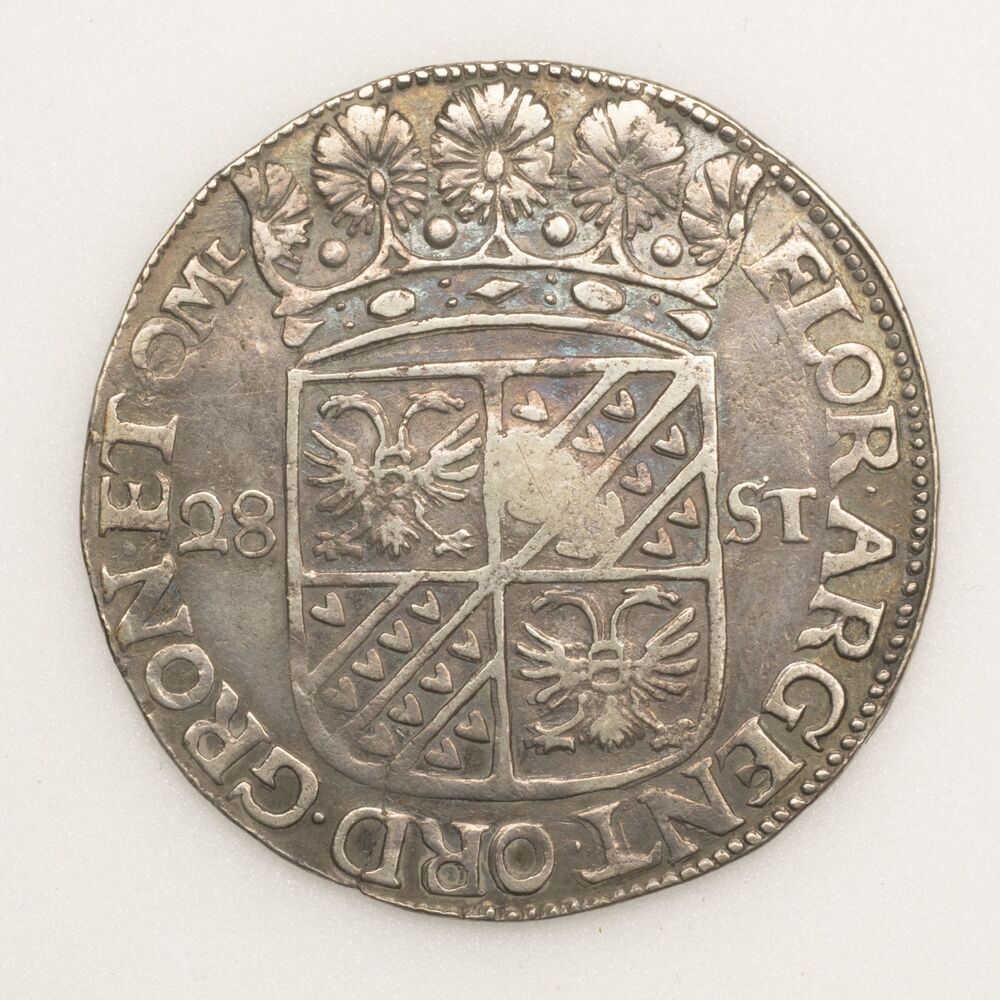 Florijn van 28 (achtentwintig) Stuiver 1673, Groningen (Stad en Lande)