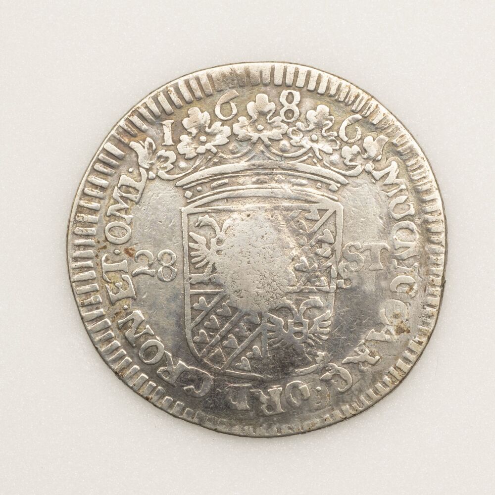 Florijn van 28 (achtentwintig) Stuiver 1686, Groningen (Stad en Ommeland)