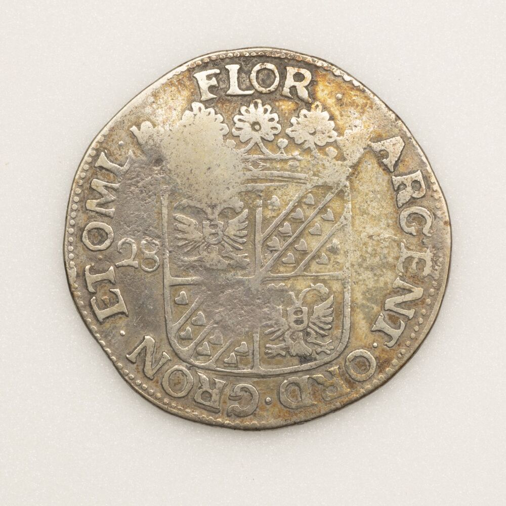 Florijn van 28 (achtentwintig) Stuiver 1677, Groningen (Stad en Ommeland)