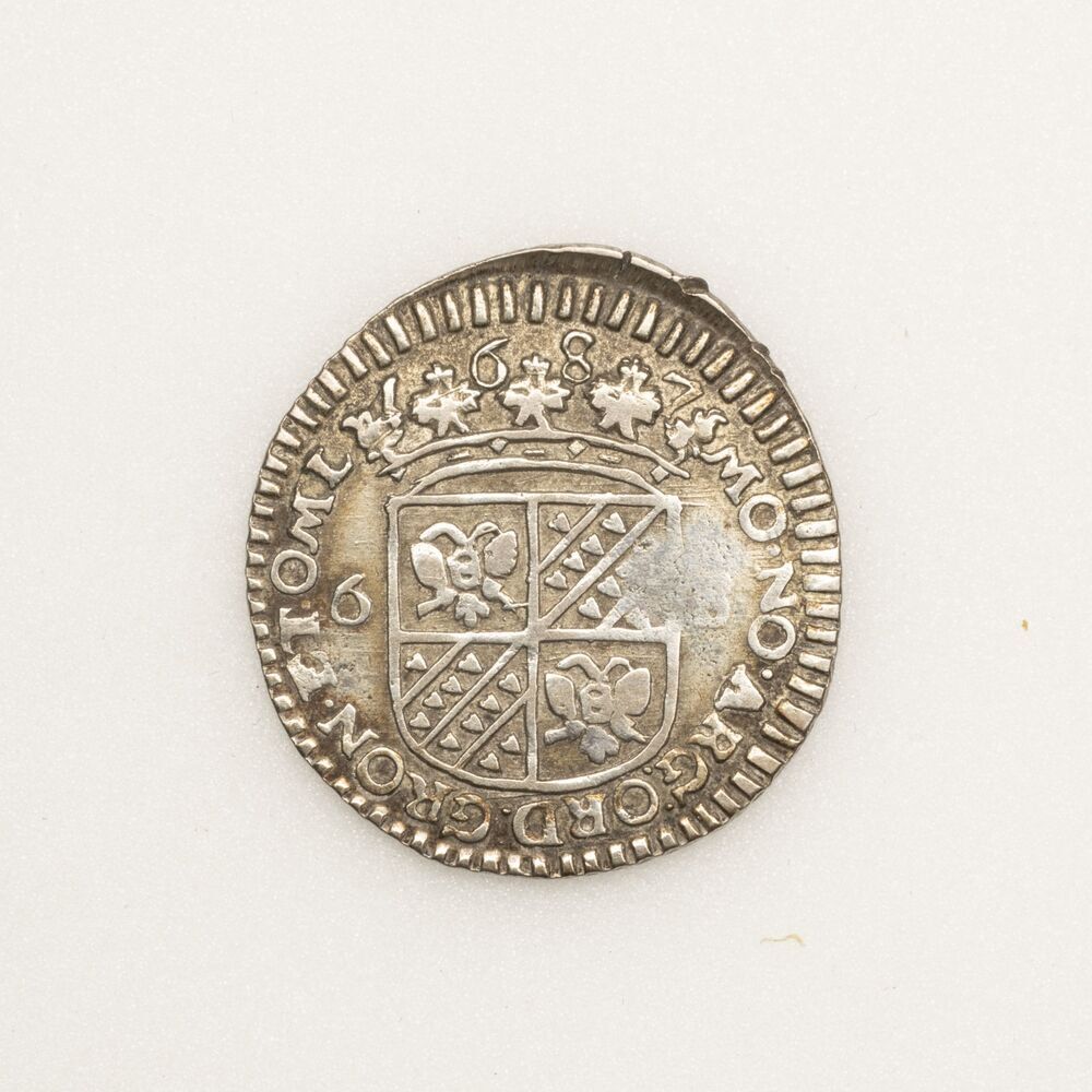 Rijder- of statenschelling (=6 stuivers) 1687, Groningen (Stad en Ommeland)