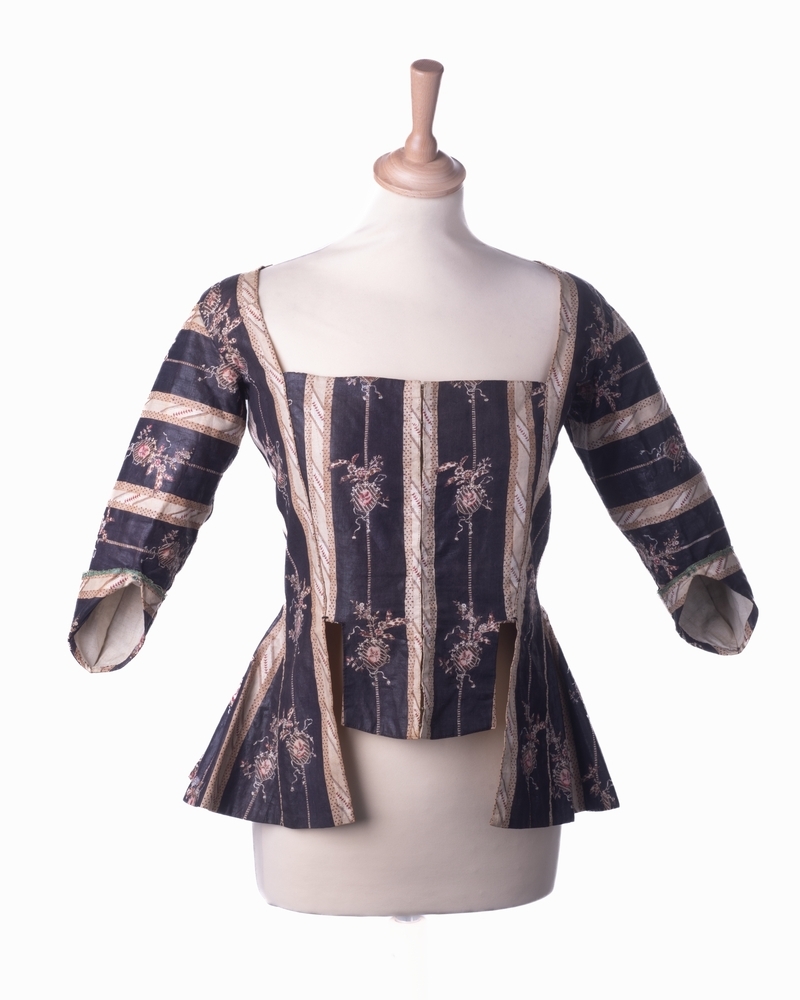 Jak van gestreept en gebloemd katoen