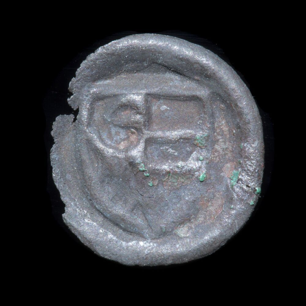 Penning, bracteaat, holmuntje of heller, z.j. (1427-1434), stad Groningen