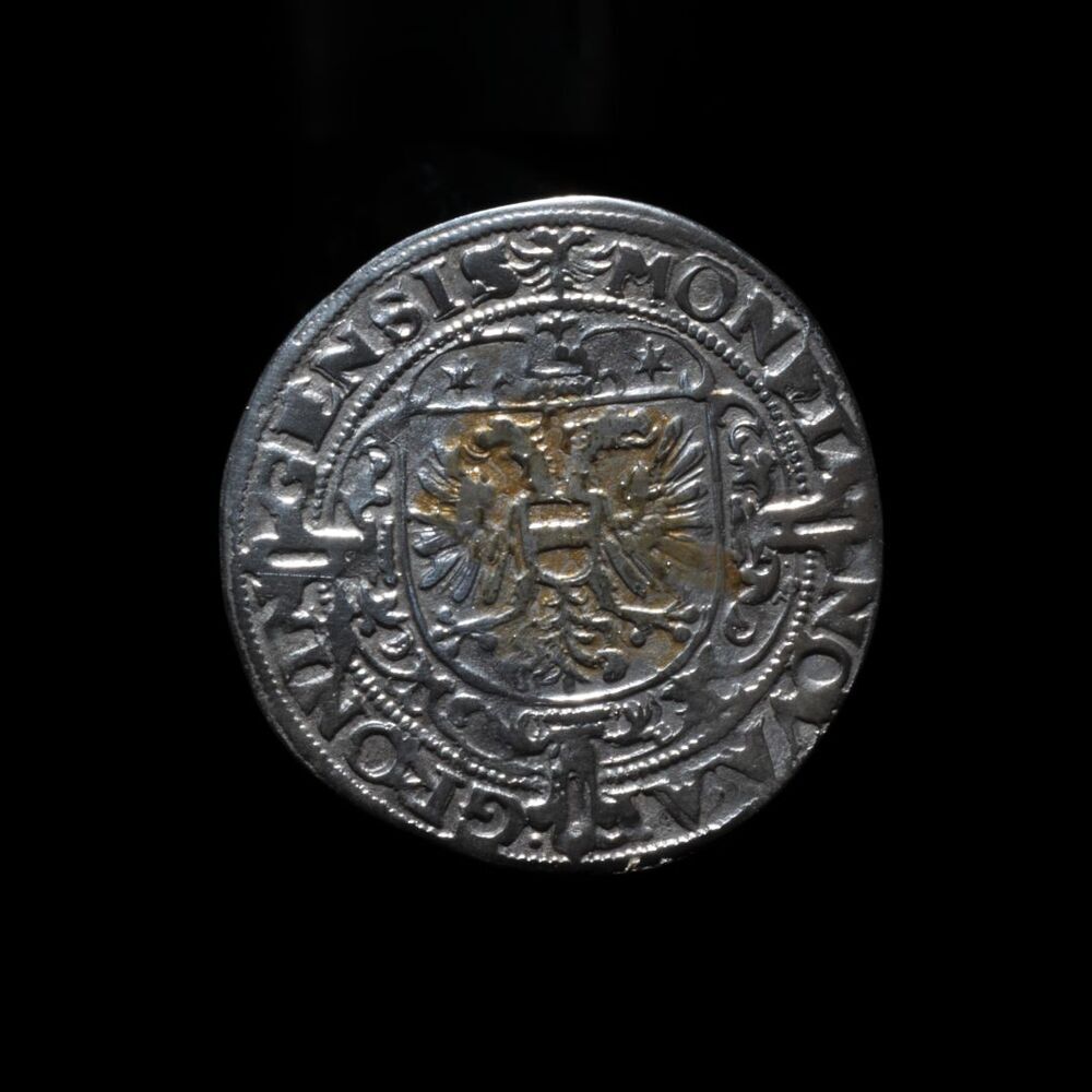 Dubbele Jager, Flabbe (= 4 stuivers) 1598, stad Groningen