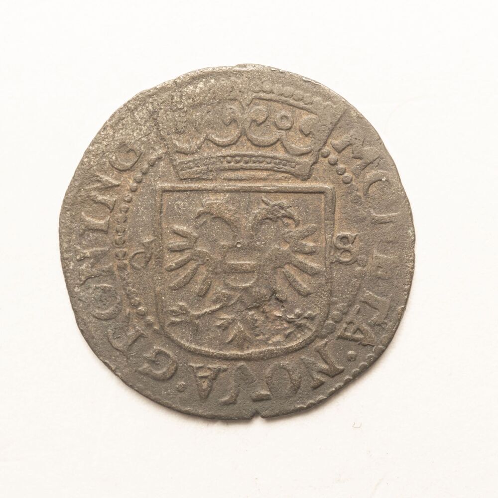 Halve Brabantse Stuiver of 4 Plakken, 1613, stad Groningen